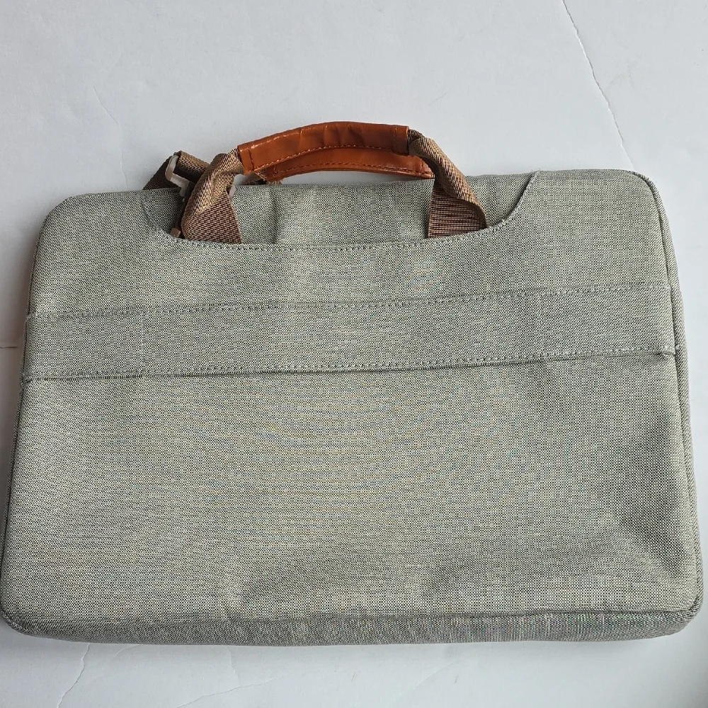 Lacdo Stylish Gray Laptop Bag for Men